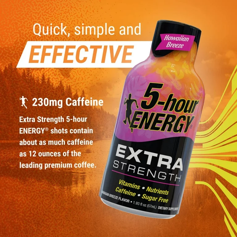5 HOUR ENERGY EXTRA STRENGHT HAWAIIN BREEZE 12CT