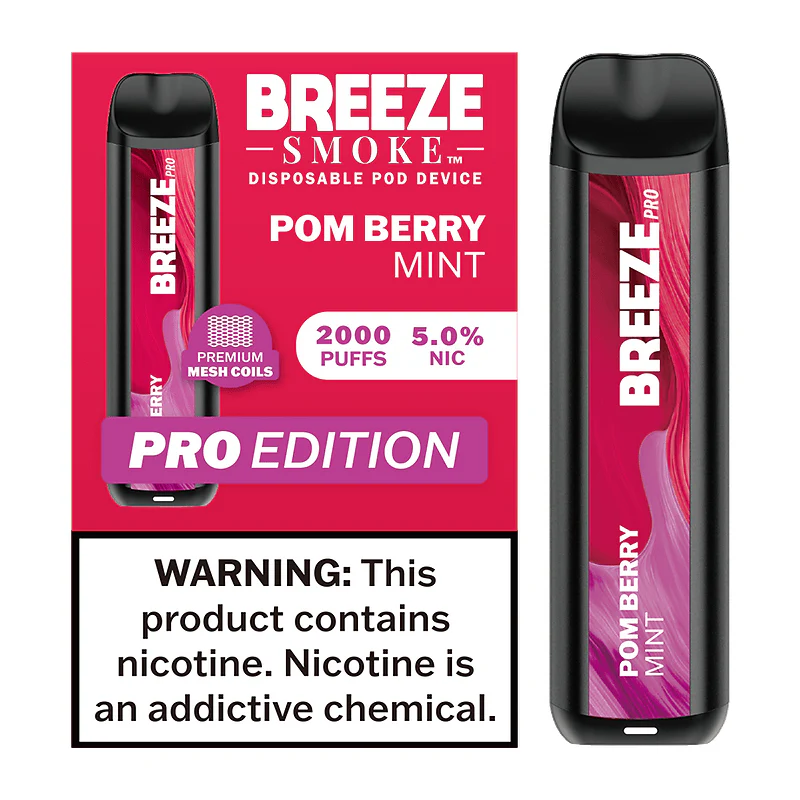 BREEZE PRO 2000 POMGRANATE BERRY MINT 10CT