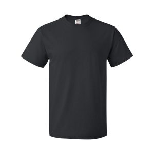 T-SHIRT V NECK SHORT BLACK 3X