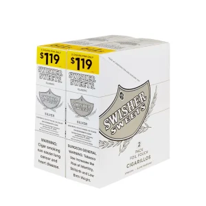 SWISHER SILVER 1.19C 2PK  30CT