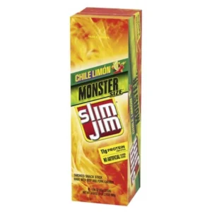 SLIM JIM MONSTER  CHILI LIMON 18CT NEW