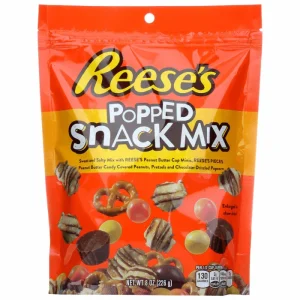 PEG REESES POPPED SNACK MIX DIPPED PRETZELS