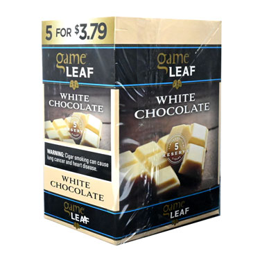 GAME LEAF 5PK WHITE CHOCOLATE 3.79