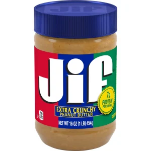 JIF PEANUT BUTTER CRUNCHY
