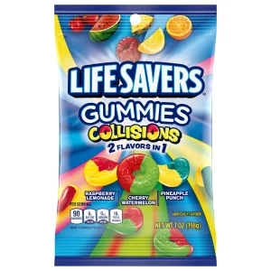 PEG LIFESAVER GUMMIES COLLISION 7OZ
