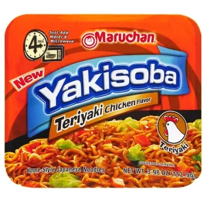 MARUCHAN YAKISOBA TERIYAKI CHICKEN 8CT