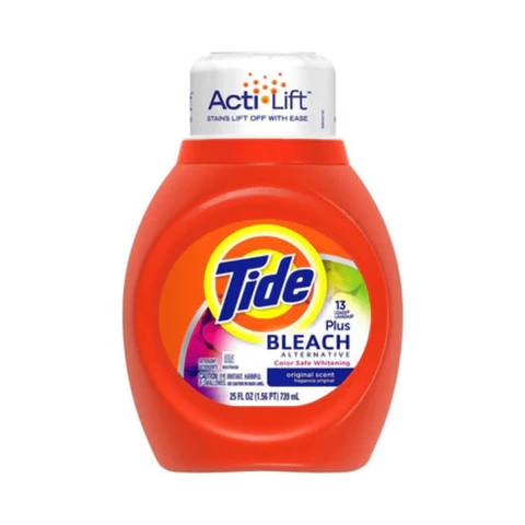 TIDE LIQUID RED 25OZ W BLEACH