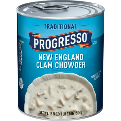 PROGRESSO NEW ENGLAND CLAM CHOWDER 19OZ CAN