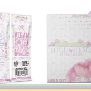 HIGH HEMP PINK CLOUDS WRAPS NEW