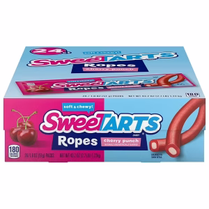 SWEETARTS ROPES CHERRY PUNCH 24CT