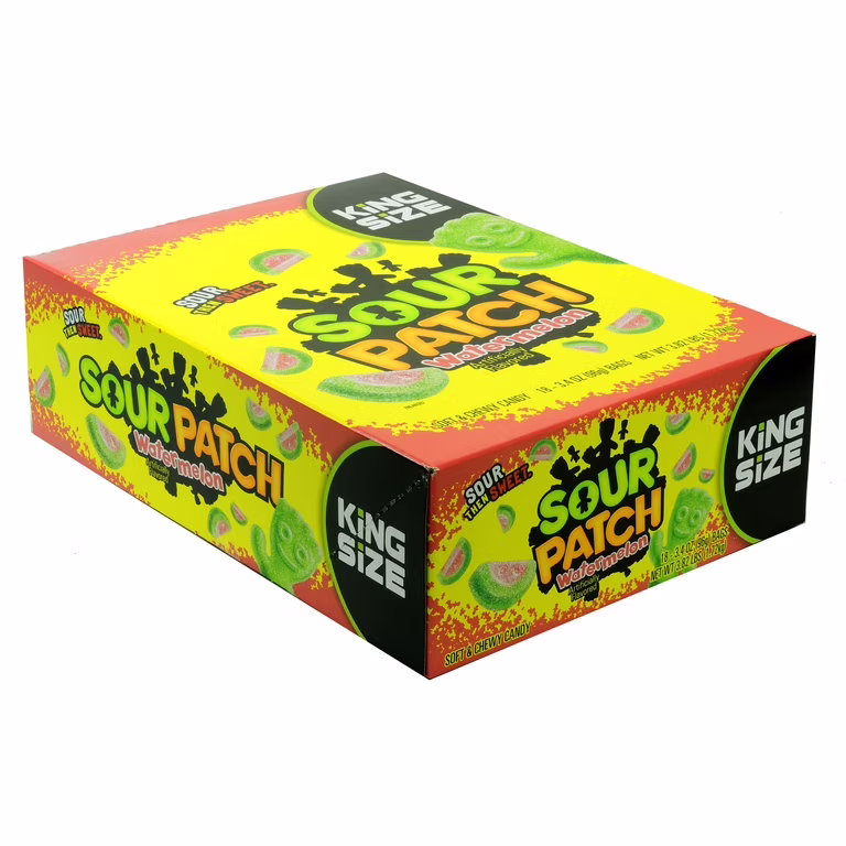 KING SIZE SOUR PATCH WATERMELON 18CT