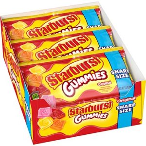 KING SIZE STARBURST GUMMIES ORIGINAL 15CT