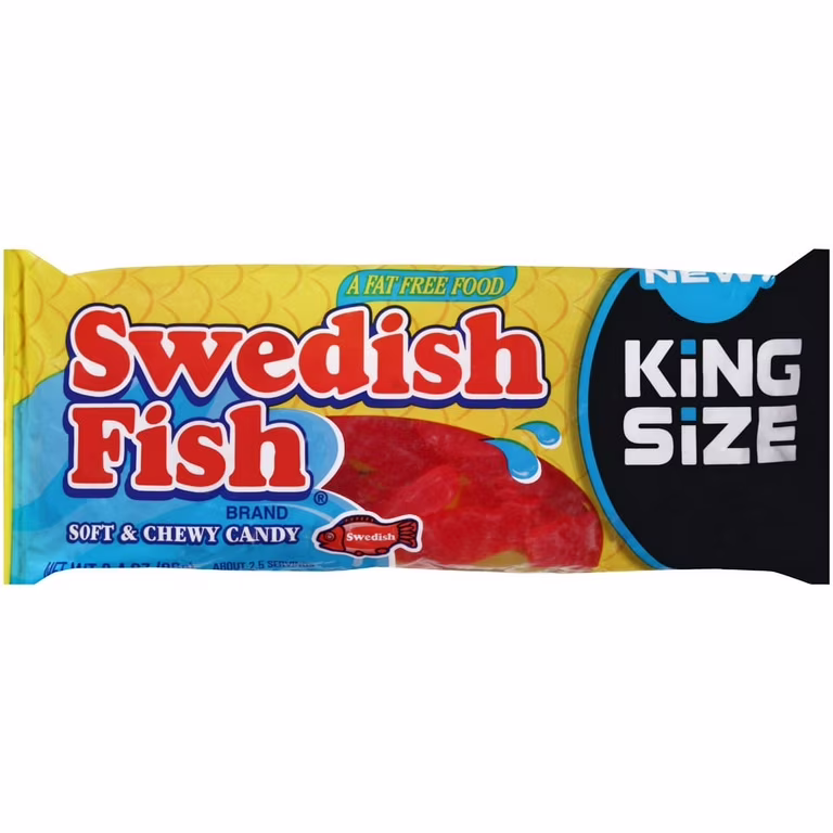 KING SIZE SWEDISH FISH 18CT