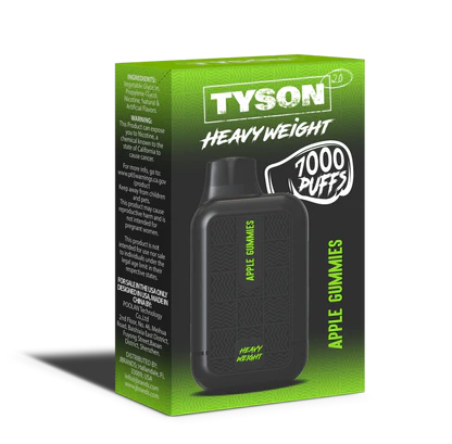 TYSON VAPE APPLE GUMMIES 7K 10CT