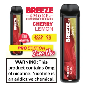 0 NIC BREEZE PRO 2000 CHERRY LEMON 10CT