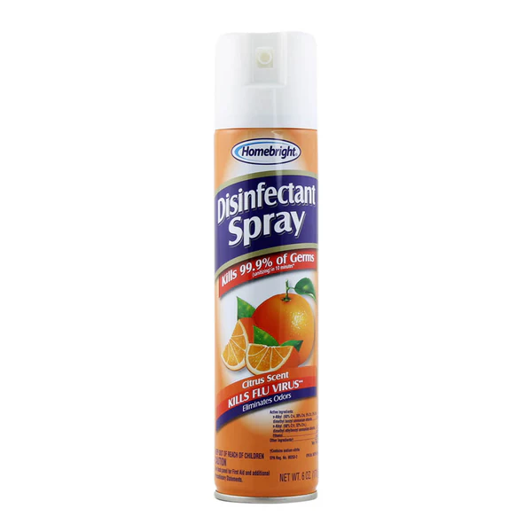 HOMEBRIGHT DISINFECTANT SPRAY CITRUS TX