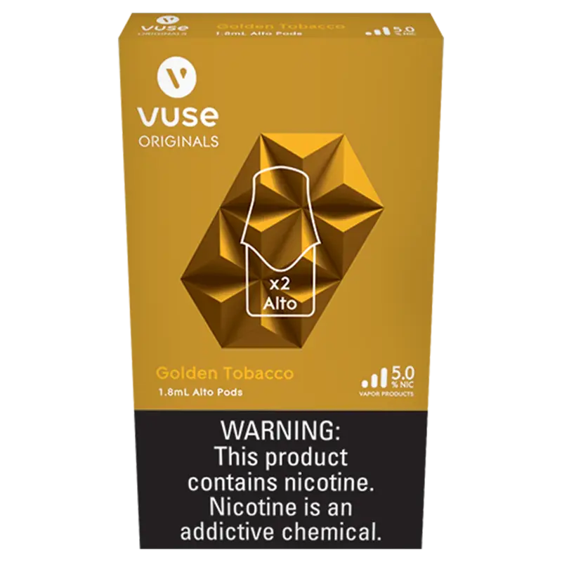 VUSE ALTO PODS 2PK 5 PERCENT GOLDEN