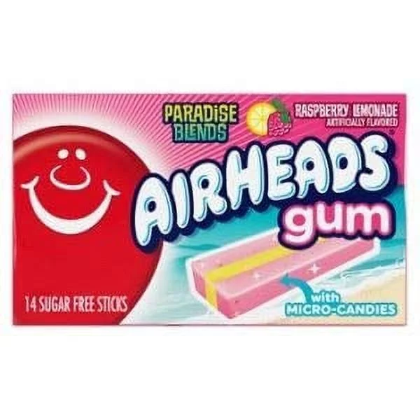 AIRHEAD GUM RASPBERRY LEMONADE 12CT