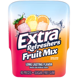 EXTRA REFRESHERS FRUIT MIX 4CT