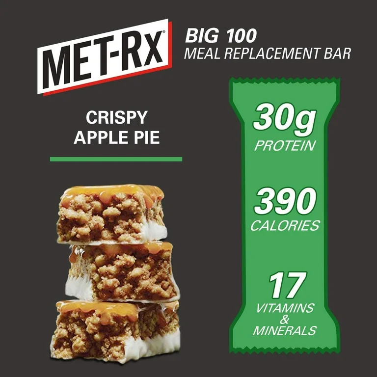 MET RX BIG 100 CRISPY APPLE PIE