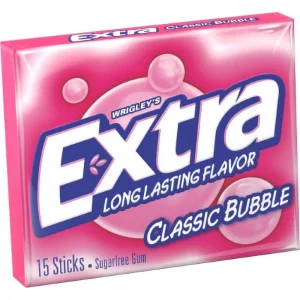EXTRA CLASSIC BUBBLE GUM 10CT