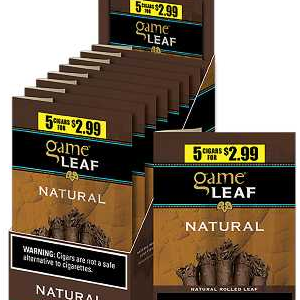 GAME LEAF 5PK NATURAL 2.99