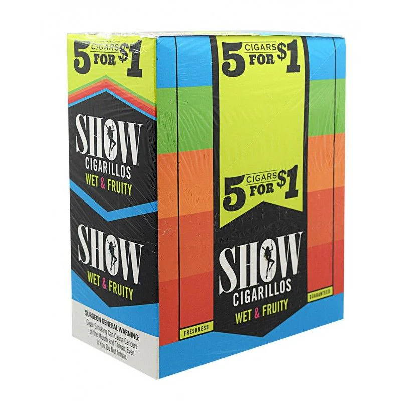 SHOW CIGARILLOS 5FOR1 WET FRUITY 15CT