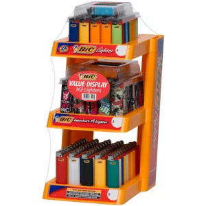 BIC LIGHTER DISPLAY + 12FREE