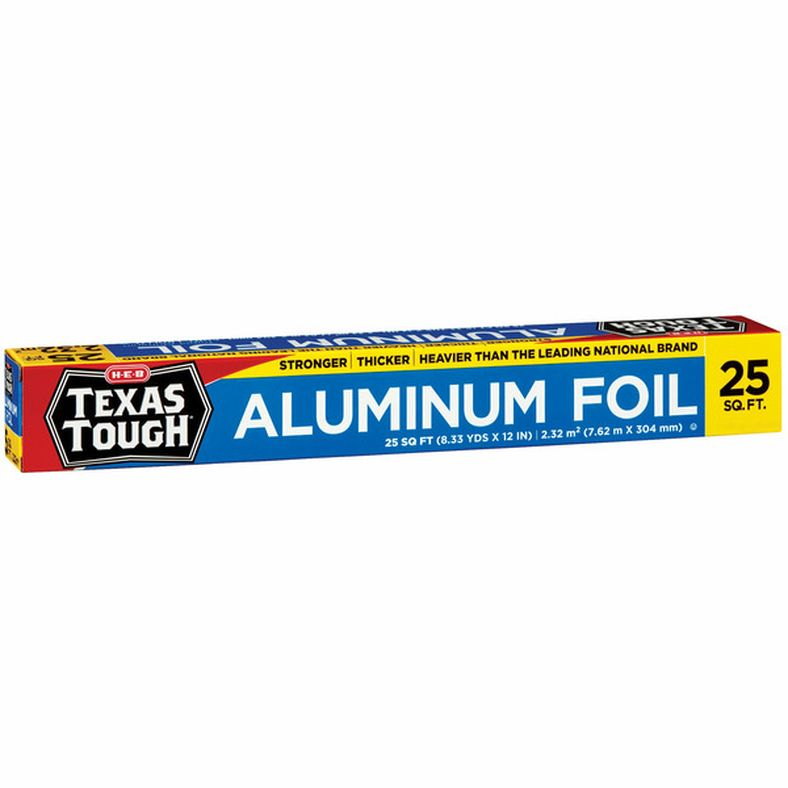 BUDGET ALUMINUM FOIL 25 SQ FT TX