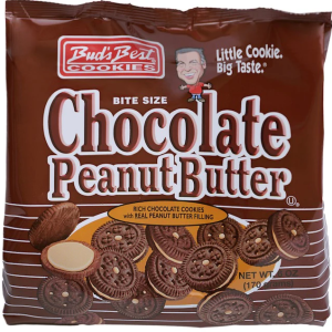 BUDS BEST COOKIES CHOC PEANUT BUTTER 12CT