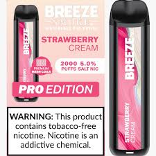 0 NICOTINE BREEZE STRAW CREAM 10CT
