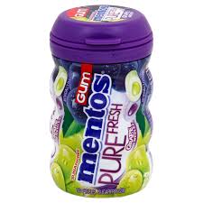 MENTOS GUM 6CT GRAPE MEDLEY