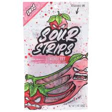 PEG SOUR STRIPS LEMONBERRY