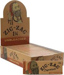 ZIG ZAG PAPER 1 1/4 UBLEACHED