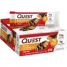 QUESTBAR CRISPY GOOEY CARAMEL