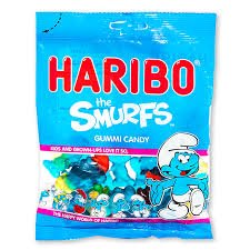 PEG HARIBO SMURFS