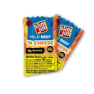 SLIM JIM MILD BEEF N CHEESE 18CT