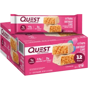 QUESTBAR CRISPY BIRTHDAY CAKE