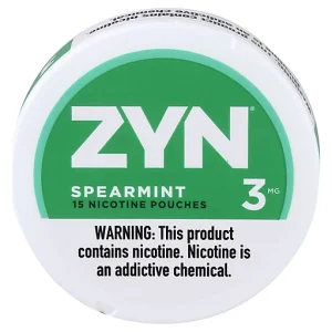ZYN NIC POUCHES 3MG SPEARMINT