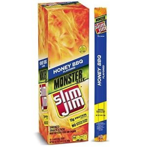 SLIM JIM MONSTER HONEY BBQ 18CT