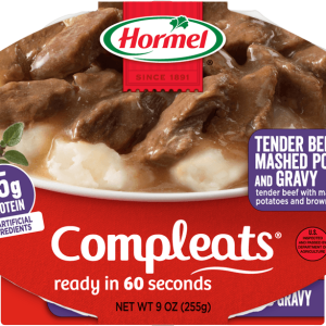 COMPLEATS TENDER BEEF MASHED POTATO