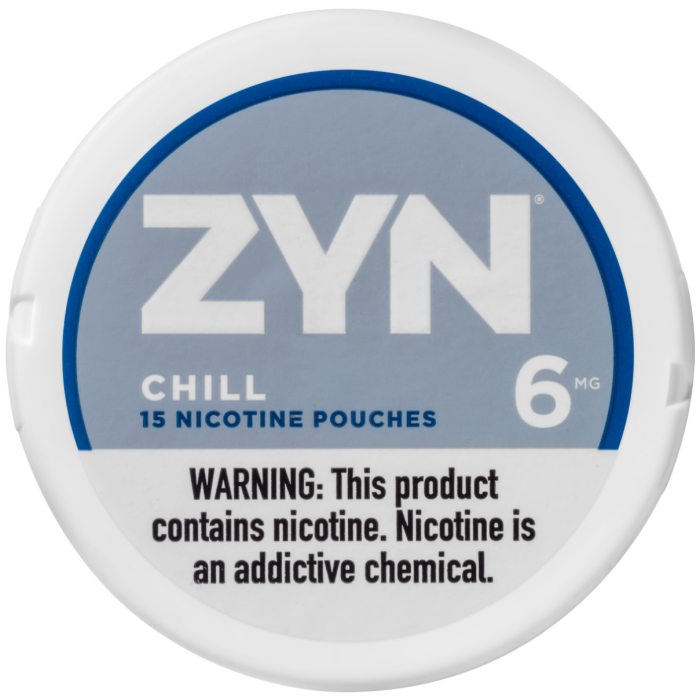 ZYN NIC POUCHES 6MG CHILL