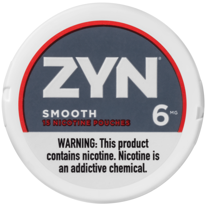 ZYN NIC POUCHES 6MG SMOOTH