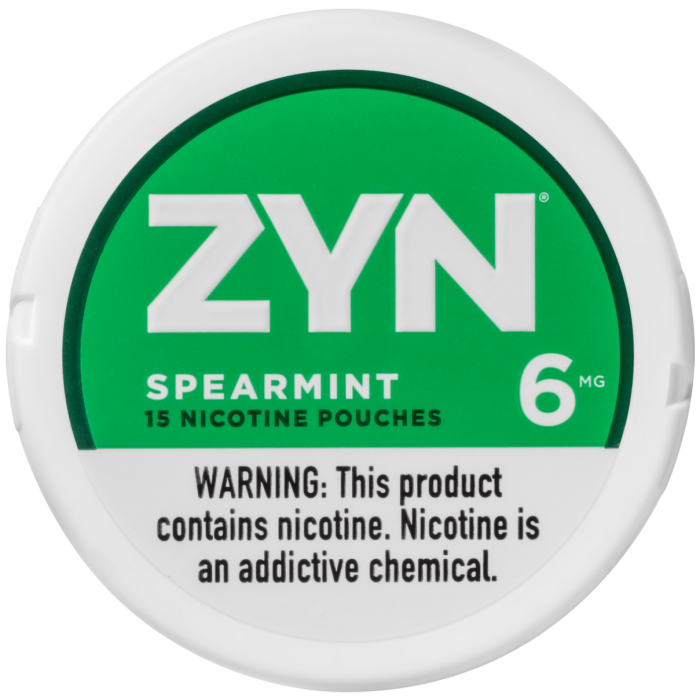 ZYN NIC POUCHES 6MG SPEARMINT