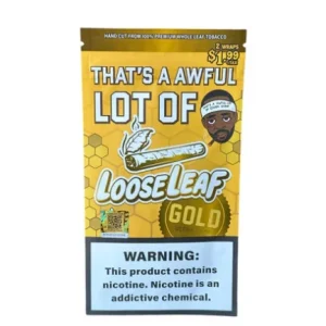 LOOSELEAF 2PK GOLD 2/1.99 NEW