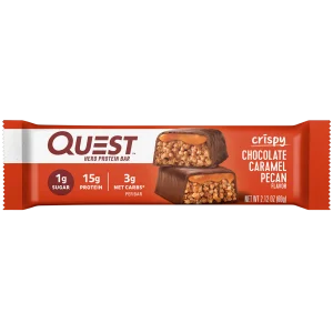 QUESTBAR CRISPY CHOCOLATE CARAMEL PECAN