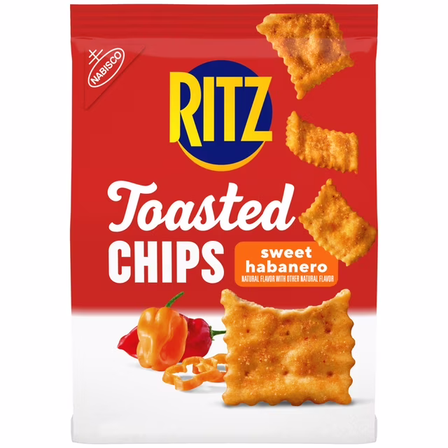 PEG RITZ TOASTED CHIPS SWEET HABANERO 2.5OZ