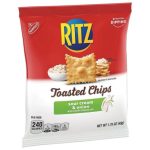 PEG RITZ TOASTED CHIPS SOUR CREAM ONION 2.5OZ