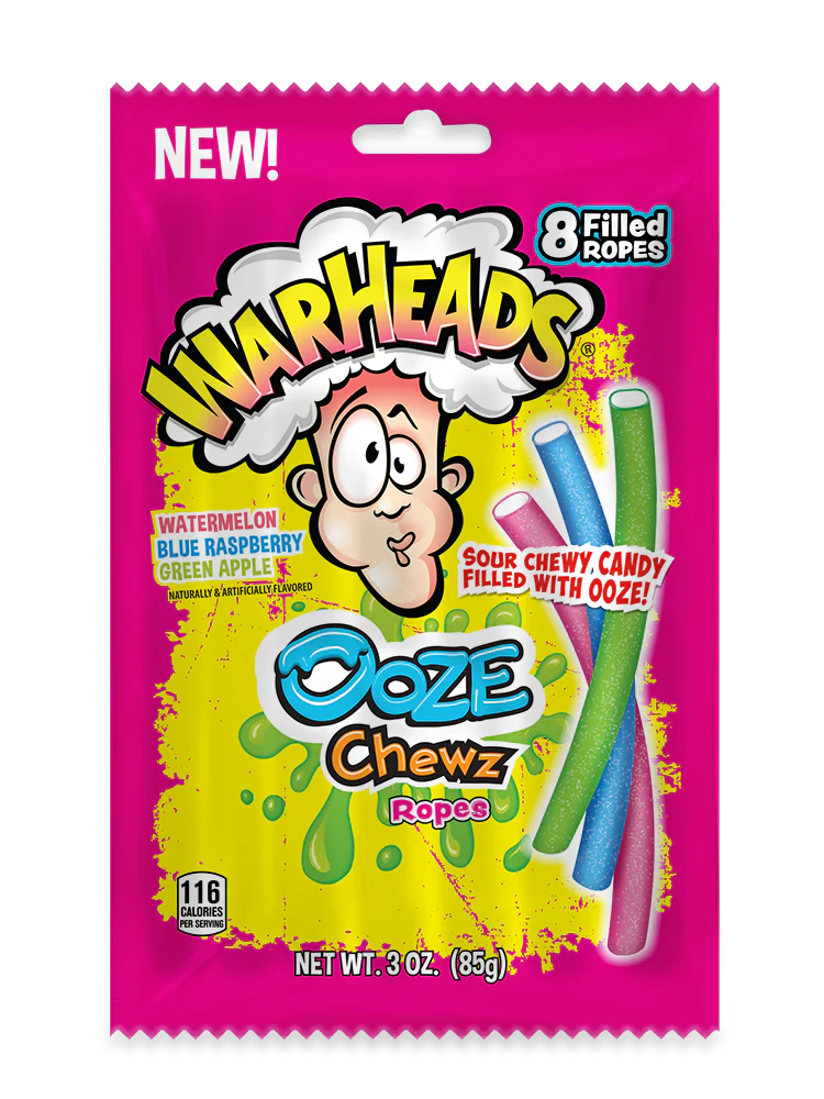 PEG WARHEAD OOZE CHEWY ROPES