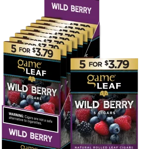 GAME LEAF 5PK WILDBERRY 3.79